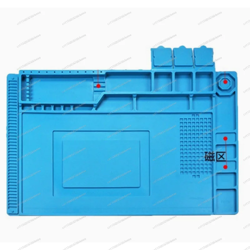 Anti-Static Silicone Work Mat – Magnetic Insulation & Heat Resistant Pad for PCB Welding Repair