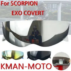Covert Helmet Visor For Scorpion Exo Combat Covert-X Motorcycle Helmet Visors UV Protection Visors Motorcycle Helmet Accessories