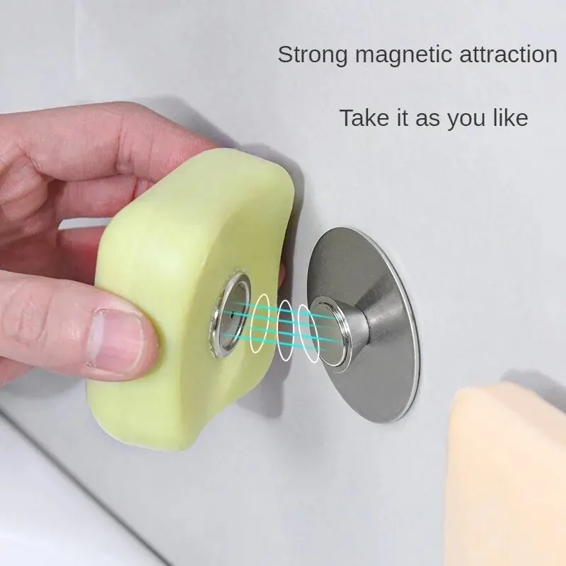 Stainless Steel Magnetic Soap Holder Waterproof, Moisture Resistant, Rust Resistant, Strong Load Capacity