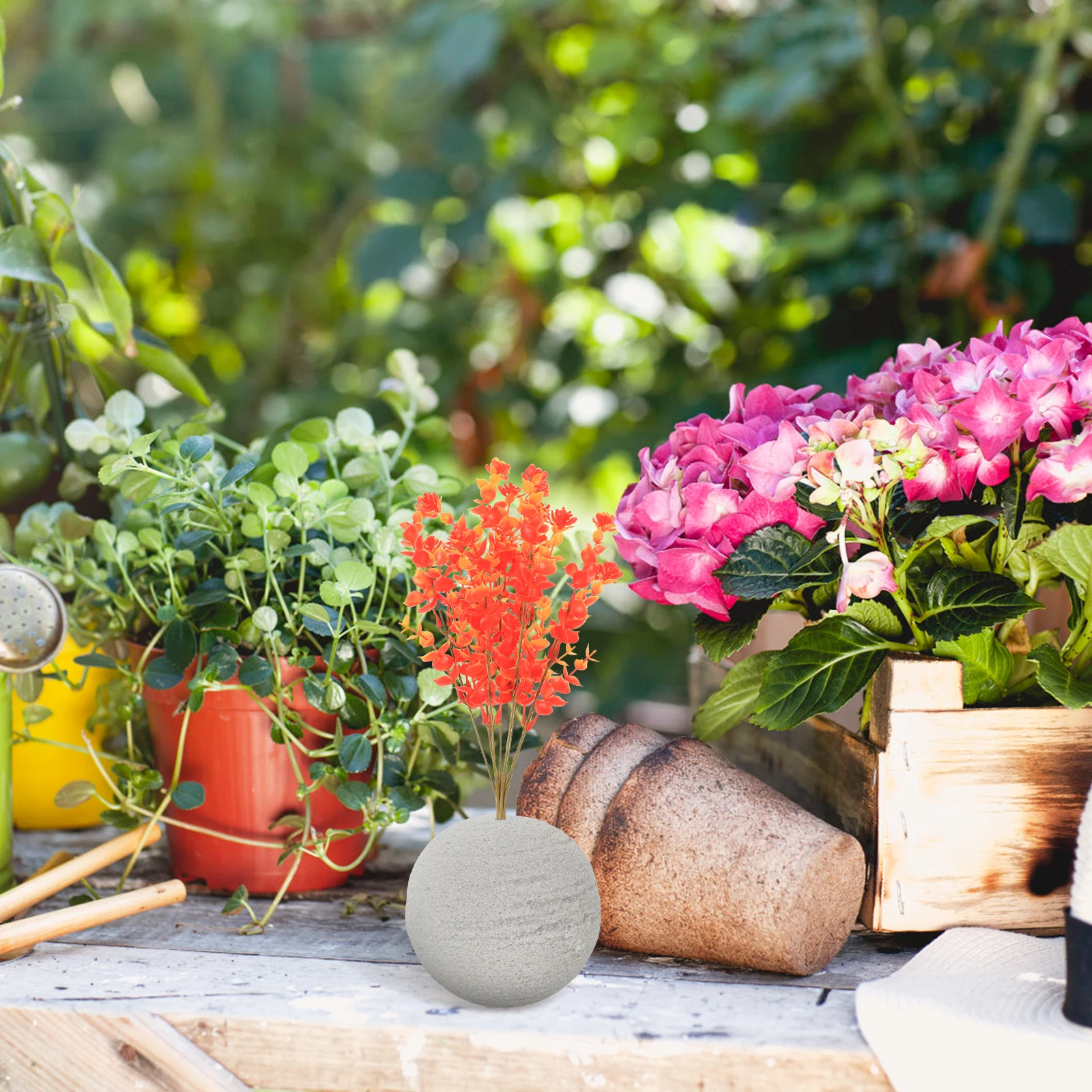 

2 Pcs Artificial Wedding Decoration Bouquet Foam Ball Phenolic Resin Sphere Flower Foams