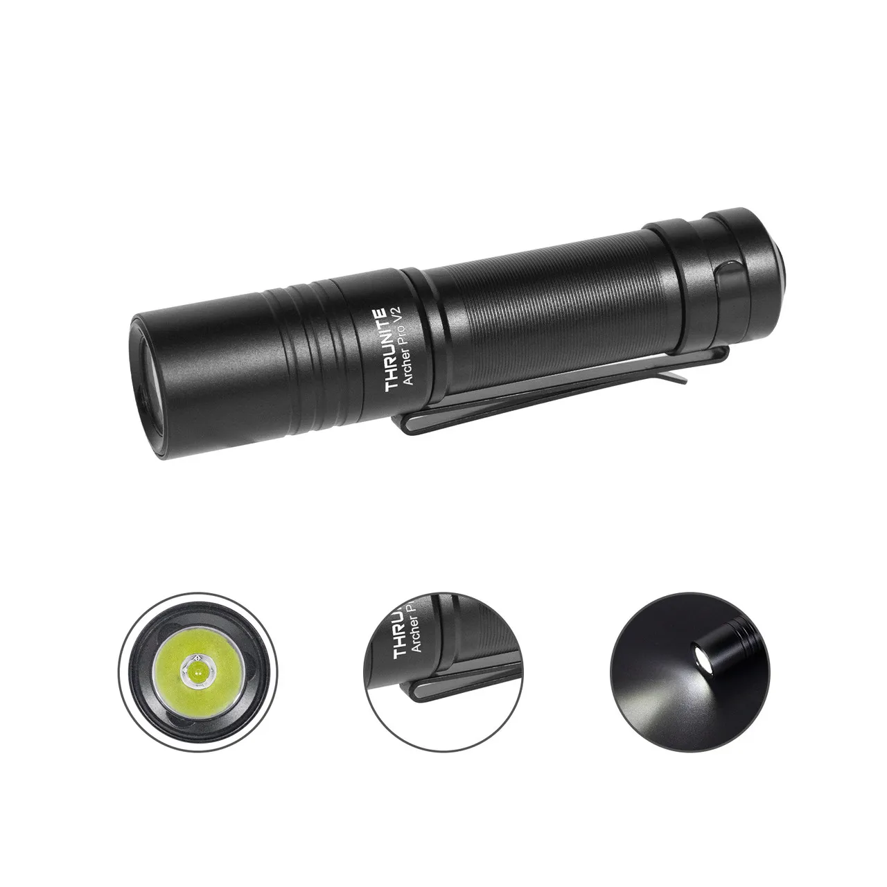 ThruNite Archer PRO V2 Black Flashlight Original