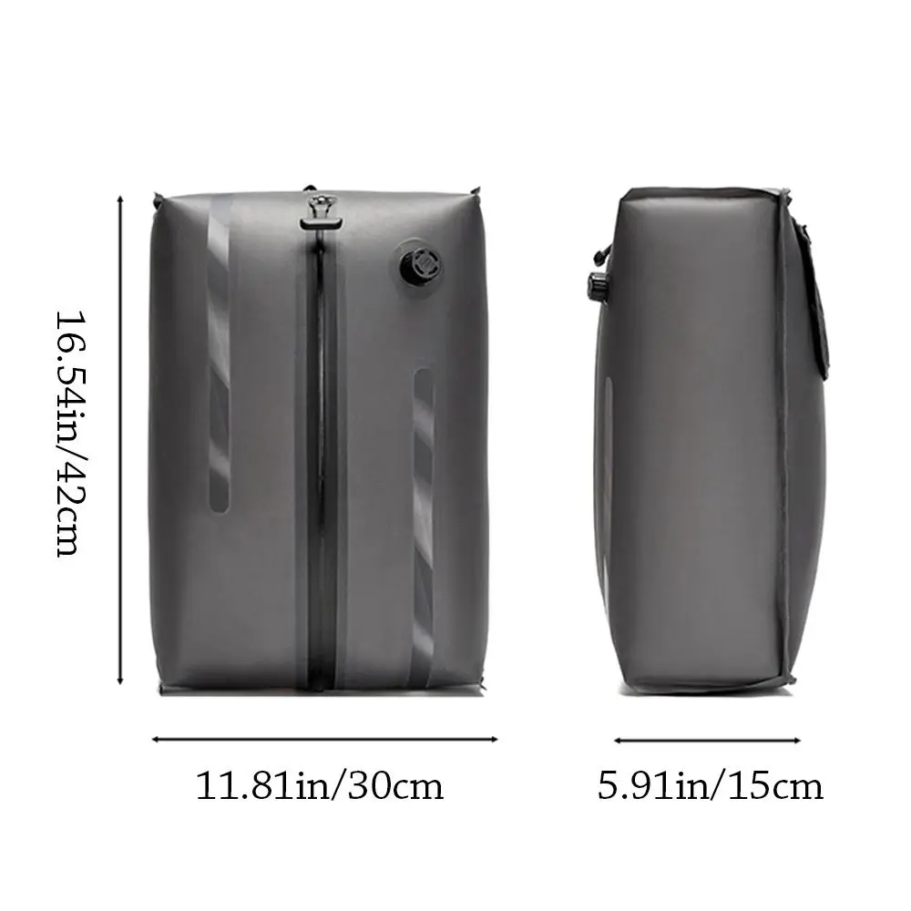 أكياس مكنسة قابلة لإعادة الاستخدام للسفر مقاوم للماء والغبار حقيبة ضغط مفرغة توفير المساحة حقيبة تخزين الأمتعة المفرغة القابلة للطي