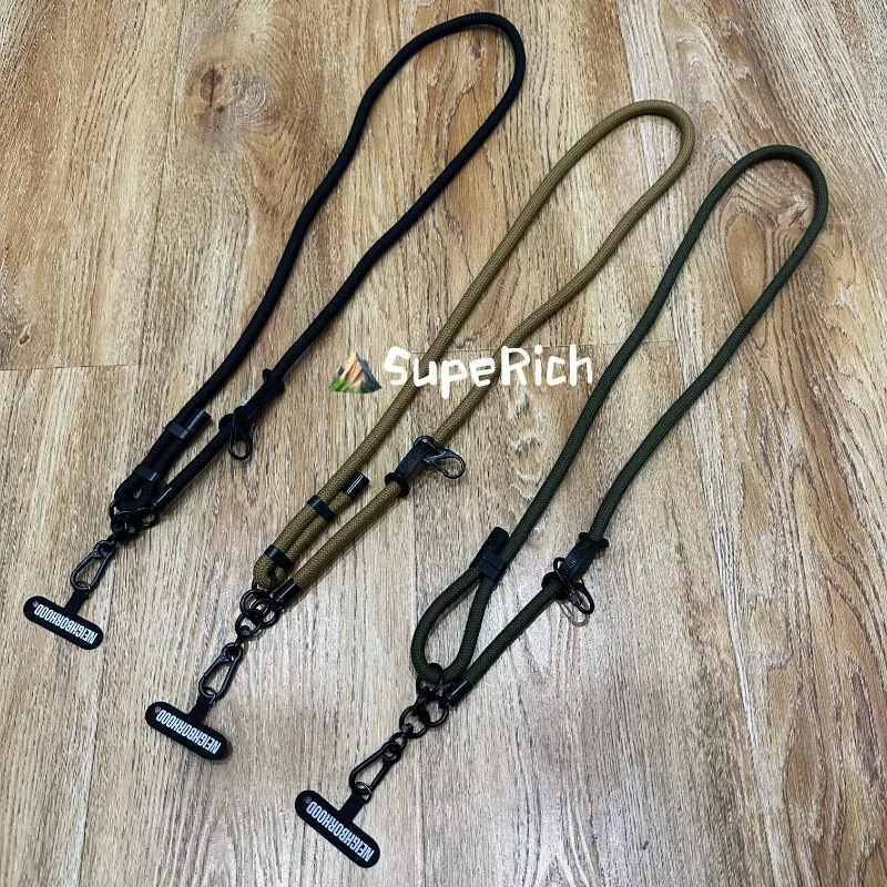 Nbhd Mountain Style Mobile Phone Strap Strap Strap Thick, Thick, Portable, Durable Blackening Wind Camping Equipment Strap