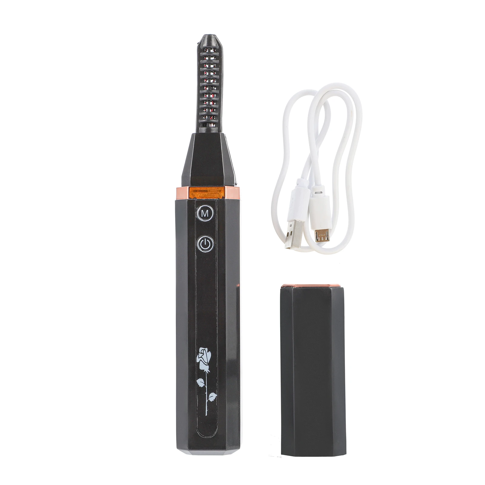 

Electric Eyelash Curler ABS Material Long Lasting Preheat Uniform Temperature Softening Curl Heated Makeup Tool