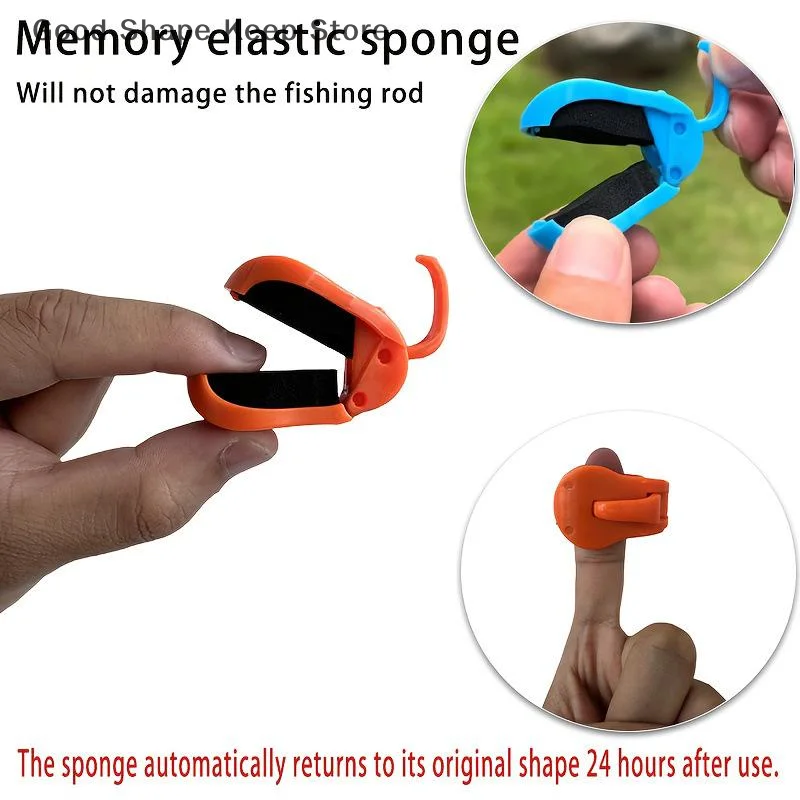 2Pcs Quick-Attach Fishing Rod Clip Tool-Free 1-Hand Holder for Freshwater Rod Storage Racks Secure Grip Tackle Organizer