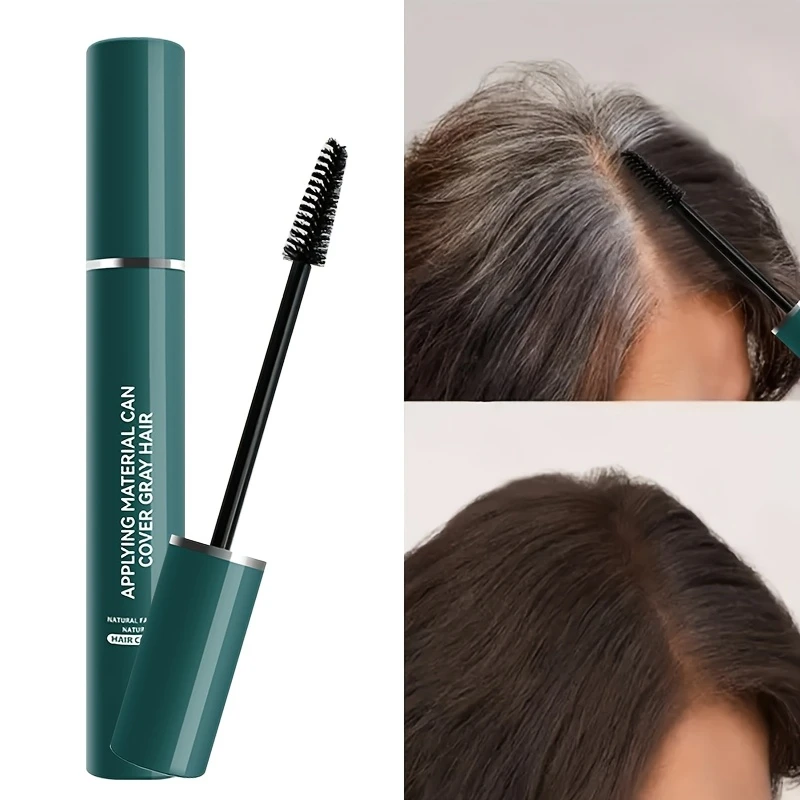 使い捨てヘアカラーペン - 一時的な白髪カバーアップ、長持ち、洗えるタッチアップスティック、タッチアップや根元に最適