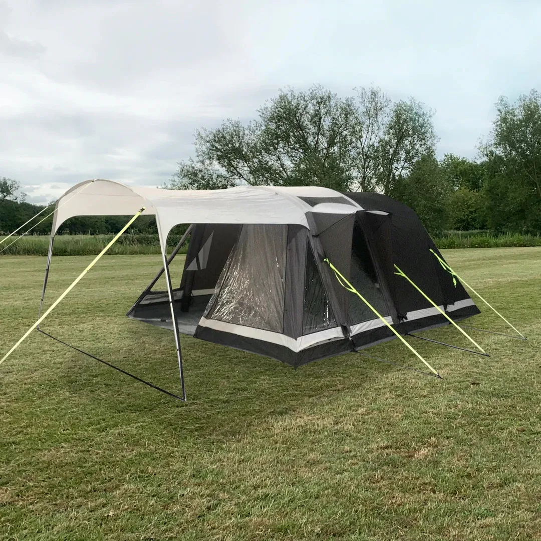 

Hot sale!Custom Outdoor Camping Inflatable Family Canopy Tent Blow up 4 Man Air Tent with 2 Bedrooms