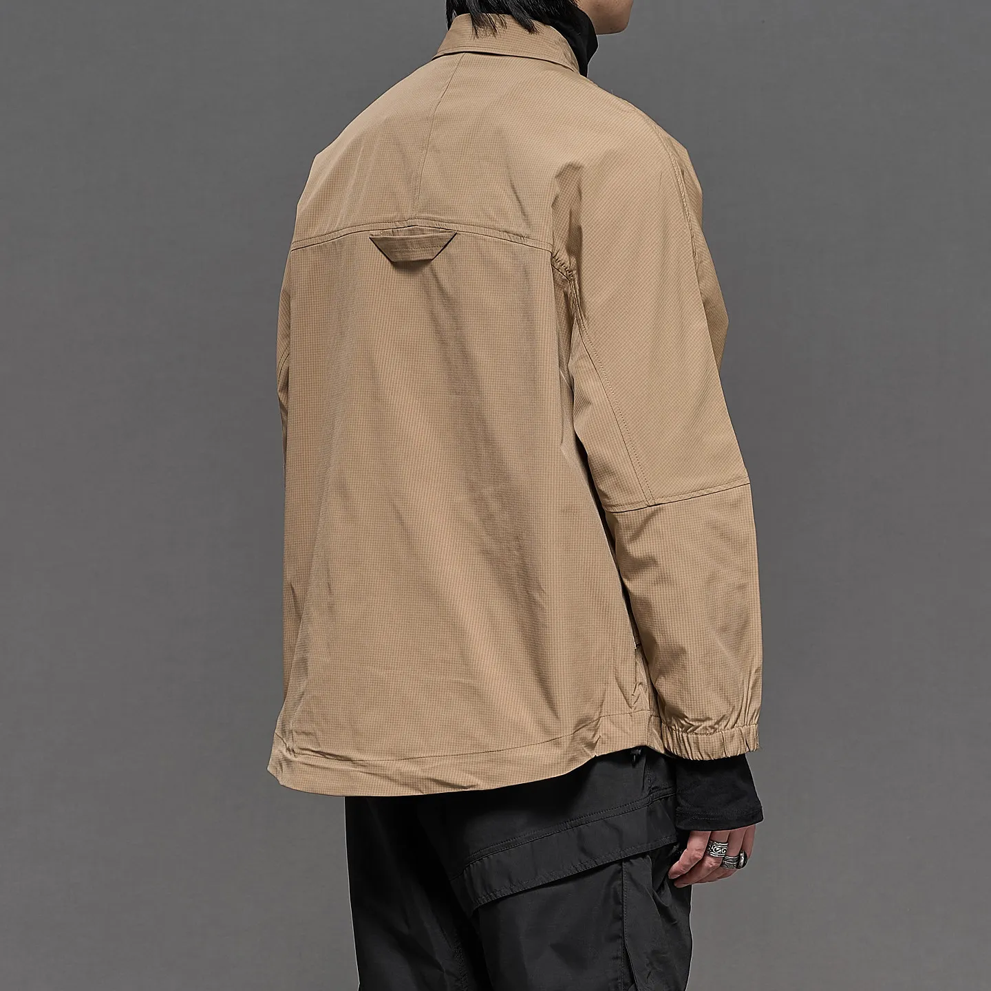 High Quality Cut Japanese-Style Retro Boys Spring and Autumn Workwear Lapel Multi-Pocket Loose Shirt Jacket Casual Coat