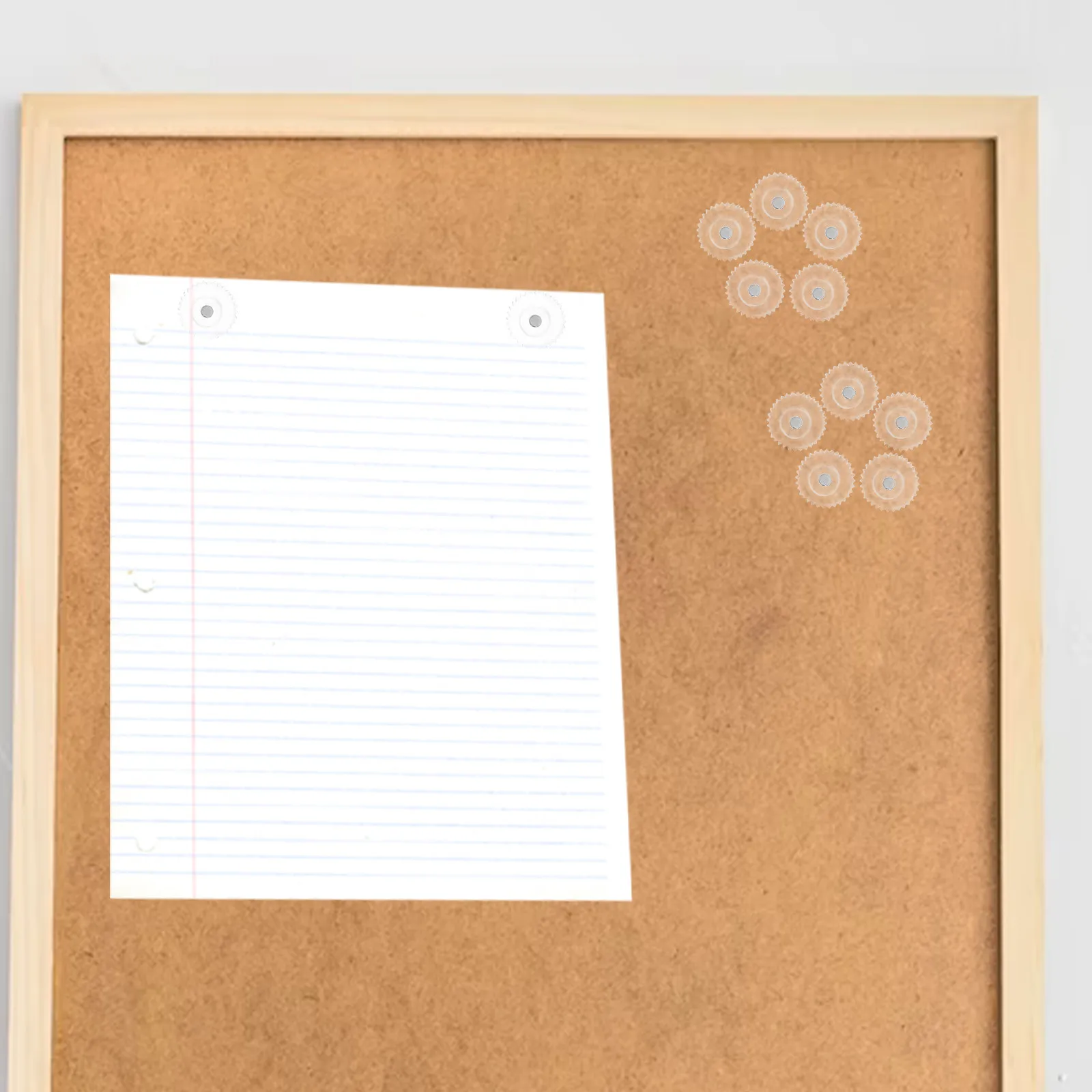 

2 Boxes Gear Shaped Push Pins Clear Thumb Tacks for Travel Maps Geography Lessons Art Crafts Message Boards Cork Board