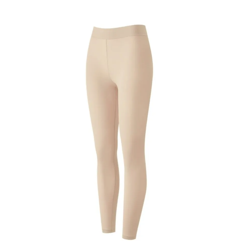 Ultradünne Damen-Thermokleidung Set aus Oberteil und Hose mit Rundhalsausschnitt, unsichtbare Thermo-Unterwäsche, wärmeisolierend, lange Hose – Detail 9