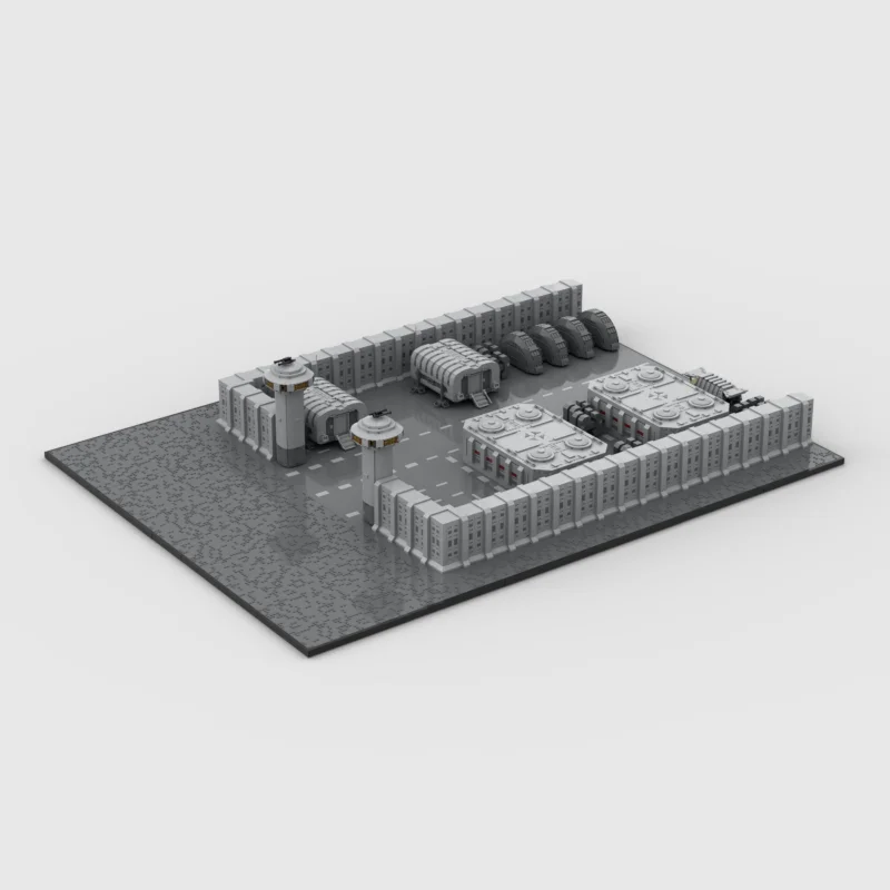 Popular Star Movie Moc Building Blocks Kesburg Battlefield Game Model Technology Bricks DIY Assembly Holiday Construstion Toy