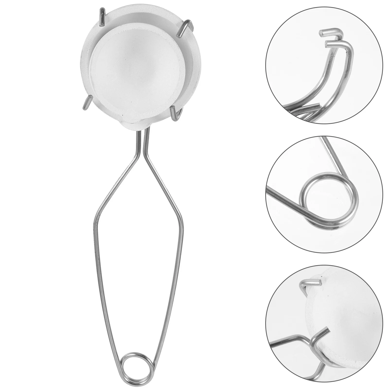 Kit forno per fusione di metalli con crogiolo in porcellana con manico Strumenti per fusione di gioielli