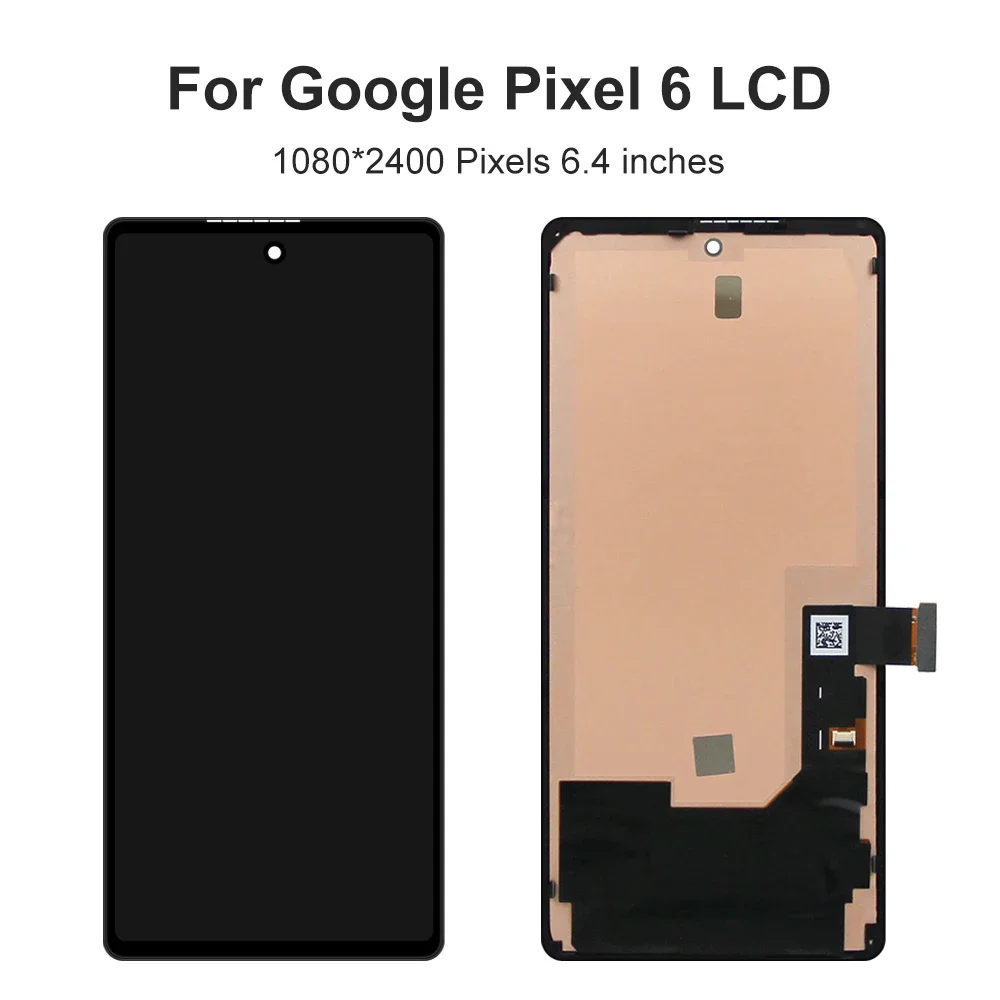 For Google Pixel 6 6.4\'\'For AMOLED Google Pixel 6 GB7N6 G9S9B16 G9S9B LCD Display Touch Screen Digitizer Assembly Replacement