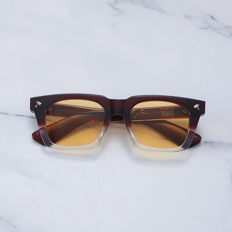 اليابان يدوية سميكة خلات رجل النظارات الشمسية JMM QUENTIN نظارات شمسية في الهواء الطلق مربع الصيد القيادة Gafas lrest دي سول Hombre