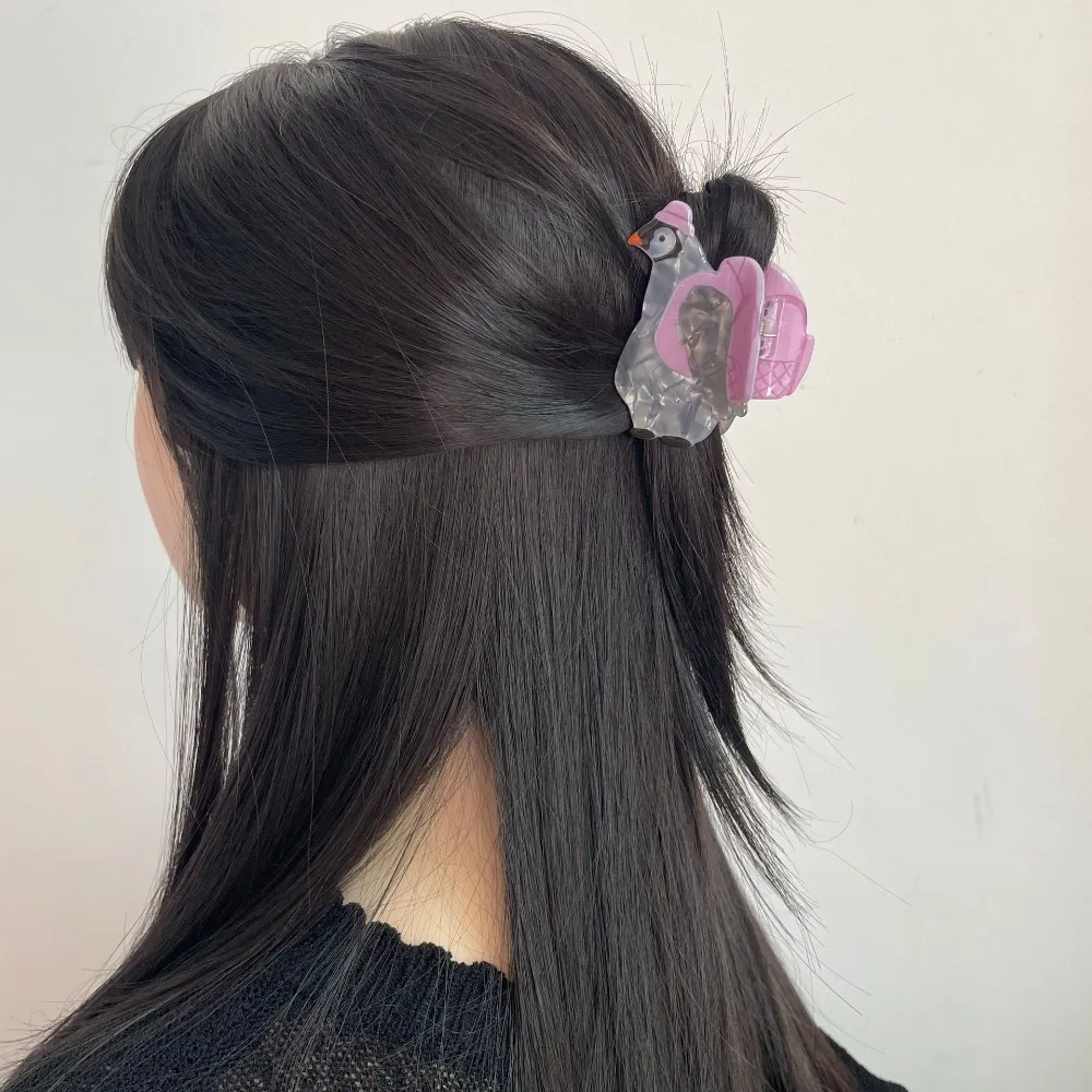 

Personalized Animals Cute Rabbit Hair Grab Squirrel Penguin Cartoon Hair Claw Exquisite Sweet Hairpin Female