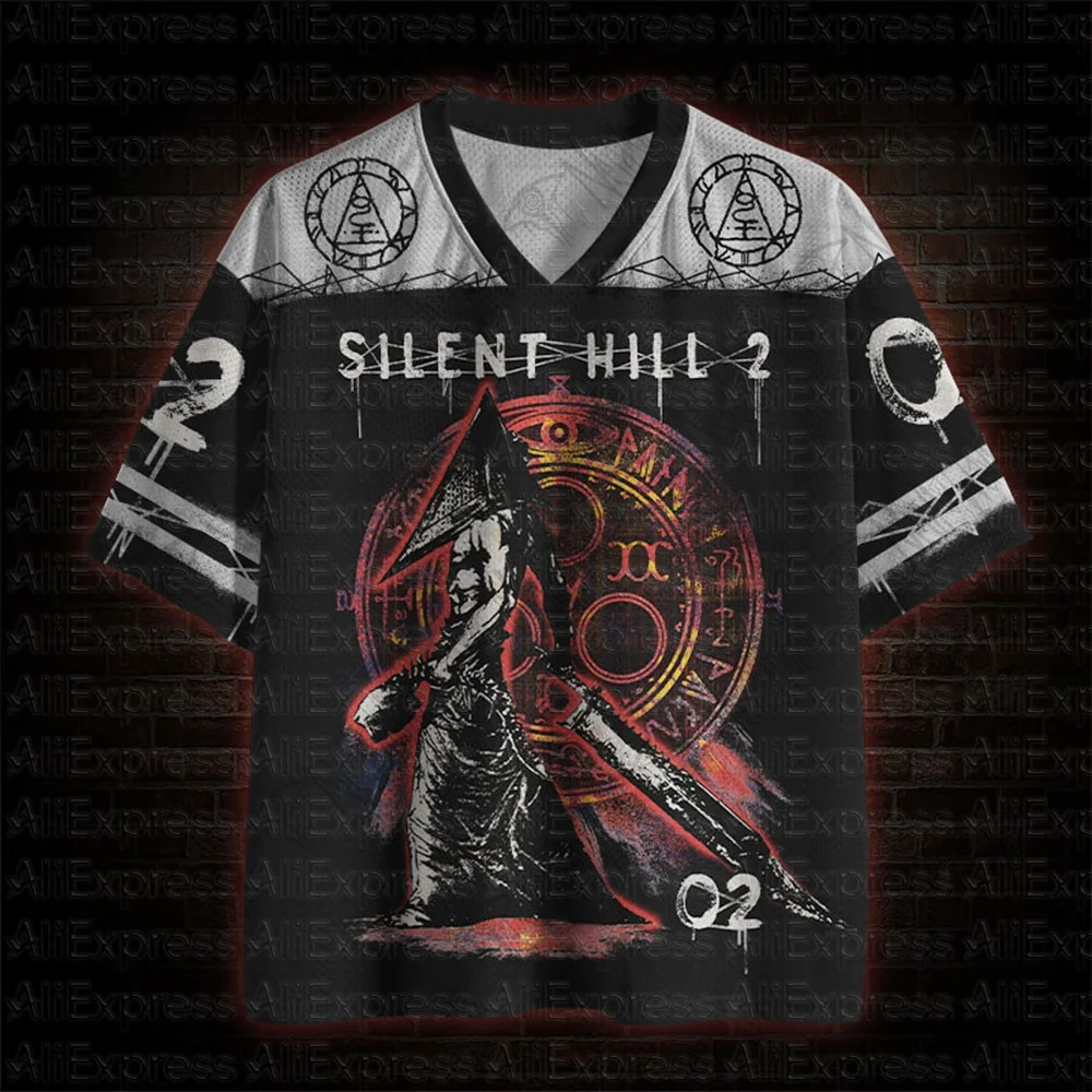 

2026 New Movie Sports Fashion Adult and Children's Short Sleeve V-neck Street Eye Clothing Gothic Style Horror Fans Gift