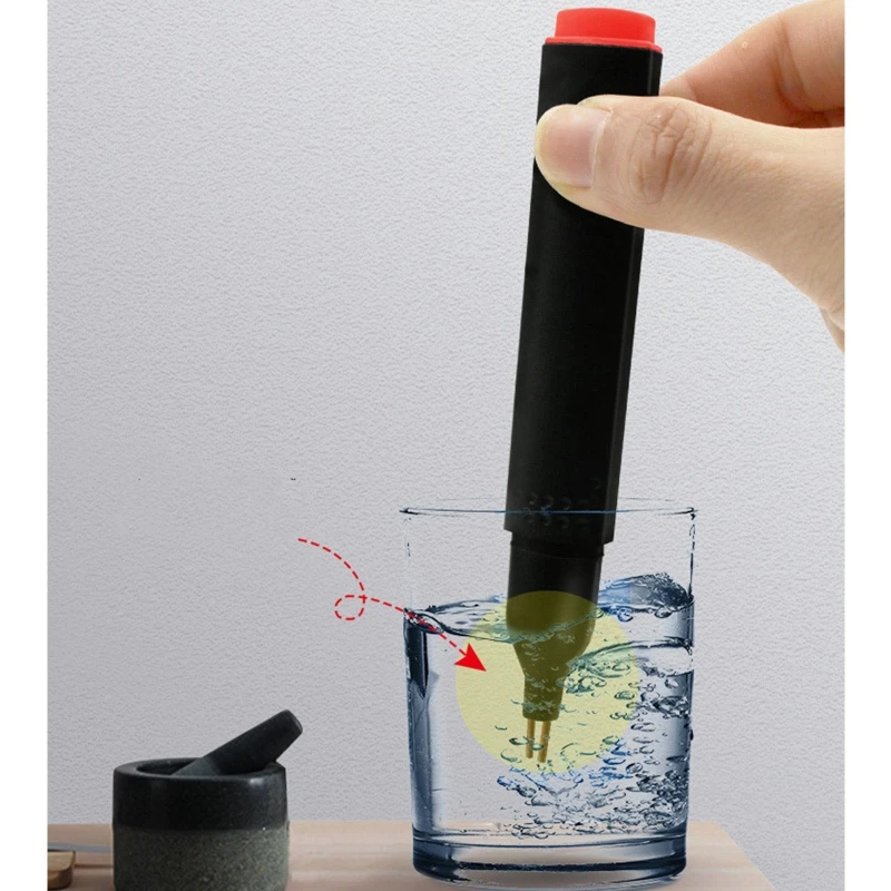 インジケータライト付き水質テスターミネラルテストペン精製水検出器水用ポータブルバイオミネラルテスター