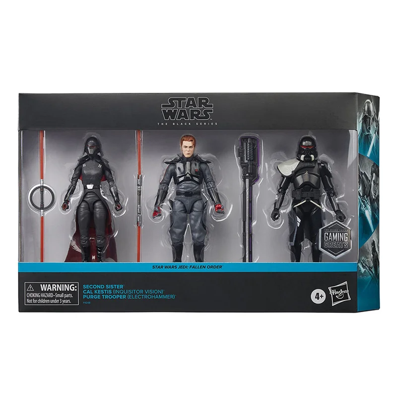 Hasbro Star Wars Jedi Fallen Order Second Sister Cal Kestis Purge Trooper 3-Pack Original Action Figure Model Toy Collection