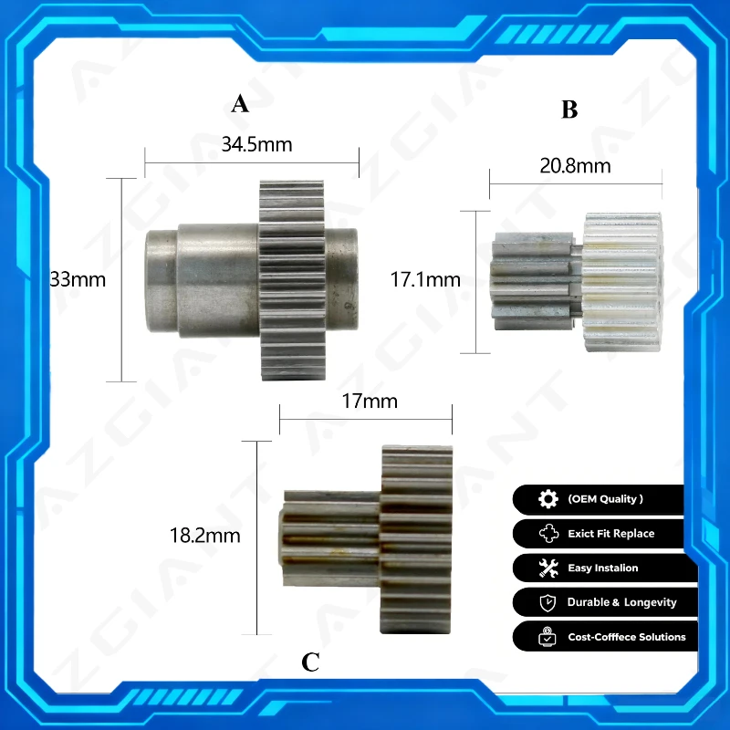 AZGIANT سيارة وقوف السيارات وحدة الفرامل مجموعة تروس لشركة هيونداي سانتا في سبورت XL Ix45 Aslan OEM E-الفرامل ارتداء أجزاء سبيكة ترقية دائم #3