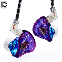 KBEAR Storm Single Dynamic Driver In-ear Monitor 2Pin Wired Earphone HiFi Headphone Jazz Rock Music Headset  Fashion Earbud NEON