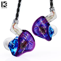 KBEAR Storm Single Dynamic Driver In-ear Monitor 2Pin Wired Earphone HiFi Headphone Jazz Rock Music Headset Fashion Earbud NEON