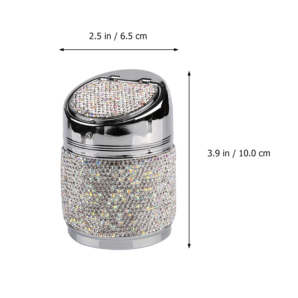 

Шикарная автомобильная пепельница, раскладушка, дизайн, сверкающий мундштук для женщин, интерьер автомобиля, автодекор для домашнего офиса