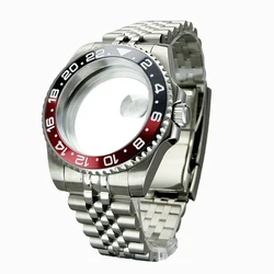 Jubilee Band BGW9 bue lumoius bezel Fit for Sub Dive Watch Case NH34 NH35 NH36 NH70 NH72 200m Waterproof 120 Clicks