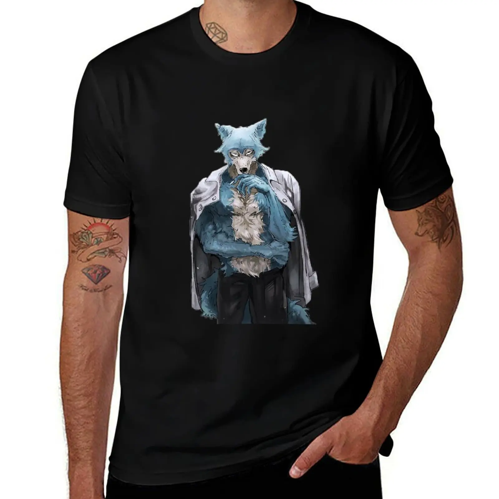 Beastars - Legoshi T-Shirt Casual Street Style Short Sleeve Tee T-Shirt
