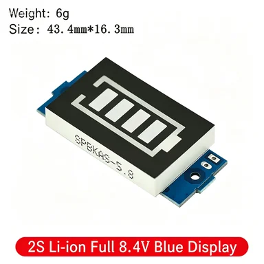 Lithium Battery Pack Power Indicator Board, 6/12/24/36/48V Storage, Electric Vehicle Battery Power Display Meter