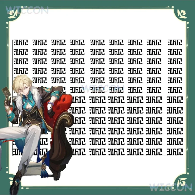 

CyGold карты очки временные Honkai Star Rail авантюрин косплей игральные кости покер фишки голографическая татуировка Hoyoverse Game Cos