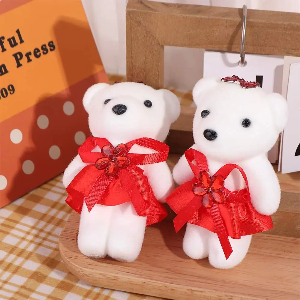 10 sztuk/zestaw Dekoracja Pokoju Piankowy Miś Miś z Pianki Kreskówkowy Mini Bukiet z Miśmi Bukiet Kwiatowy 10cm Bukiet Zwierząt z Kreskówek dla Dziewczyn