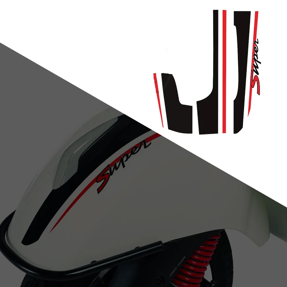 

Комплект наклеек на переднюю раму мотоцикла, чехол для Piaggio Vespa GTV GTS 250 300 300ie Super