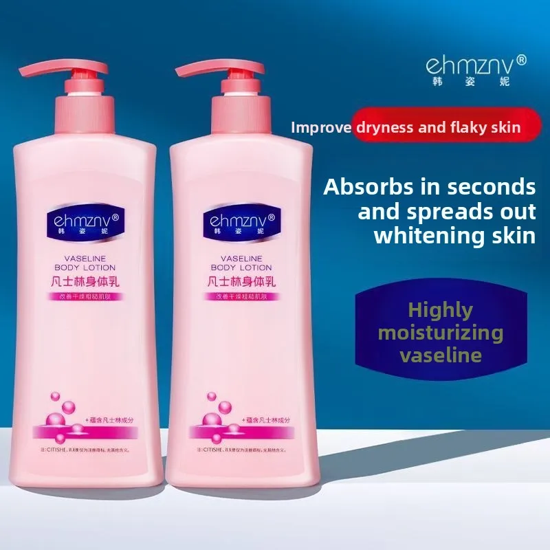 Crema corporal de vaselina de 400g con niacinamida, hidratante profunda, nutritiva, cuidado de la piel, tamaño grande