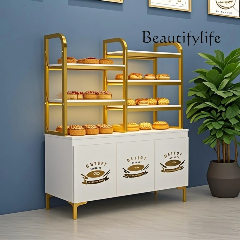 Cake Shop Bread Cabinet Display Cabinet Pastry Shelf Baking Display Cabinet Nakajima Bread Rack