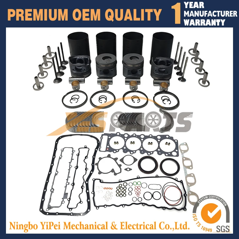 

Комплект для восстановления двигателя для грузовика Isuzu 4HG1 4HG1T 4.6L NPR NPR300 5-87813-954-0