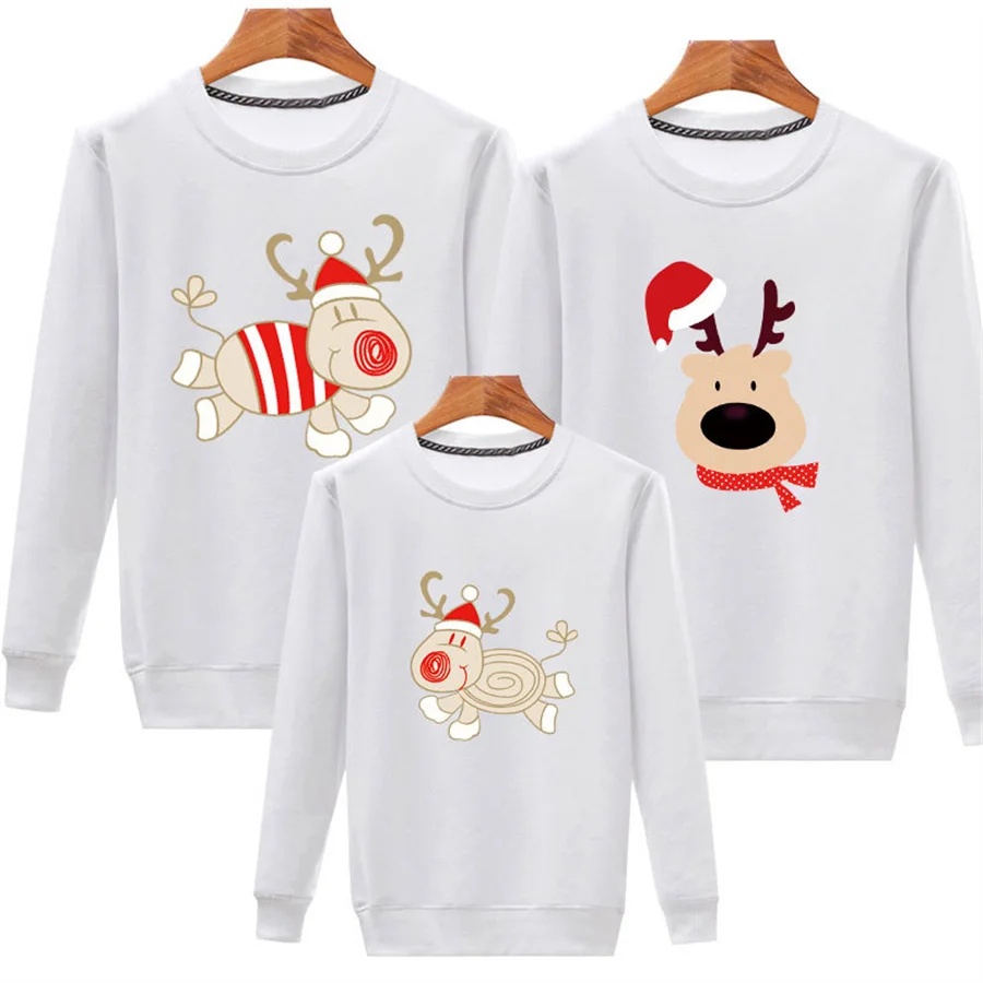 Family Look For Dad Mom And ME Father Mother Daughter Son Christmas New Year Cotton Sweater Outfits Family Matching Clothes