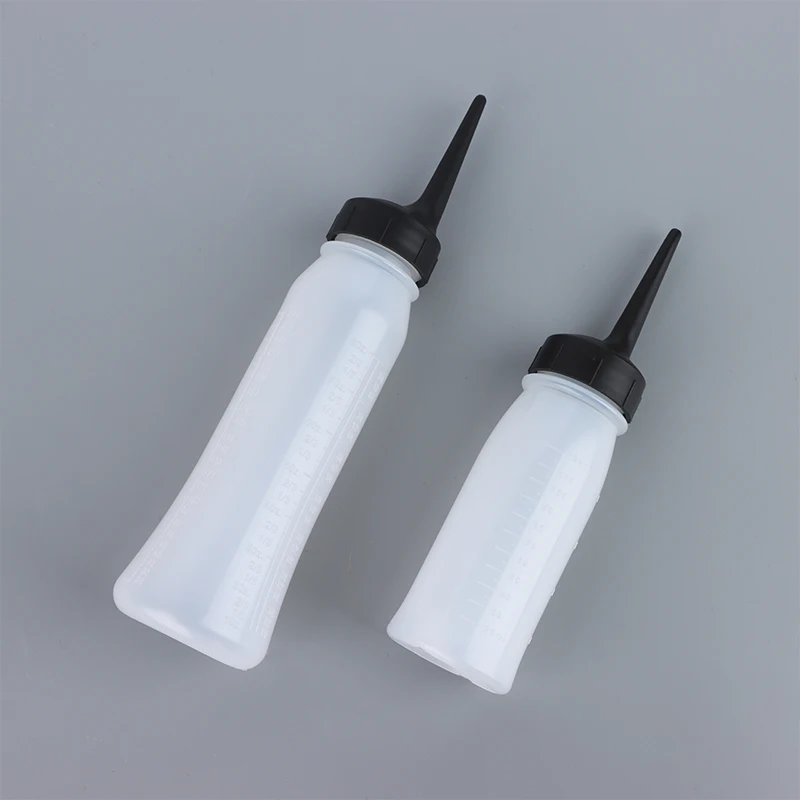 1 قطعة 120 مللي 240 مللي البلاستيك صالون الشعر لون قضيب زجاجات مقياس تصفيف الشعر زجاجات صبغ الشعر اكسسوارات التصميم #5