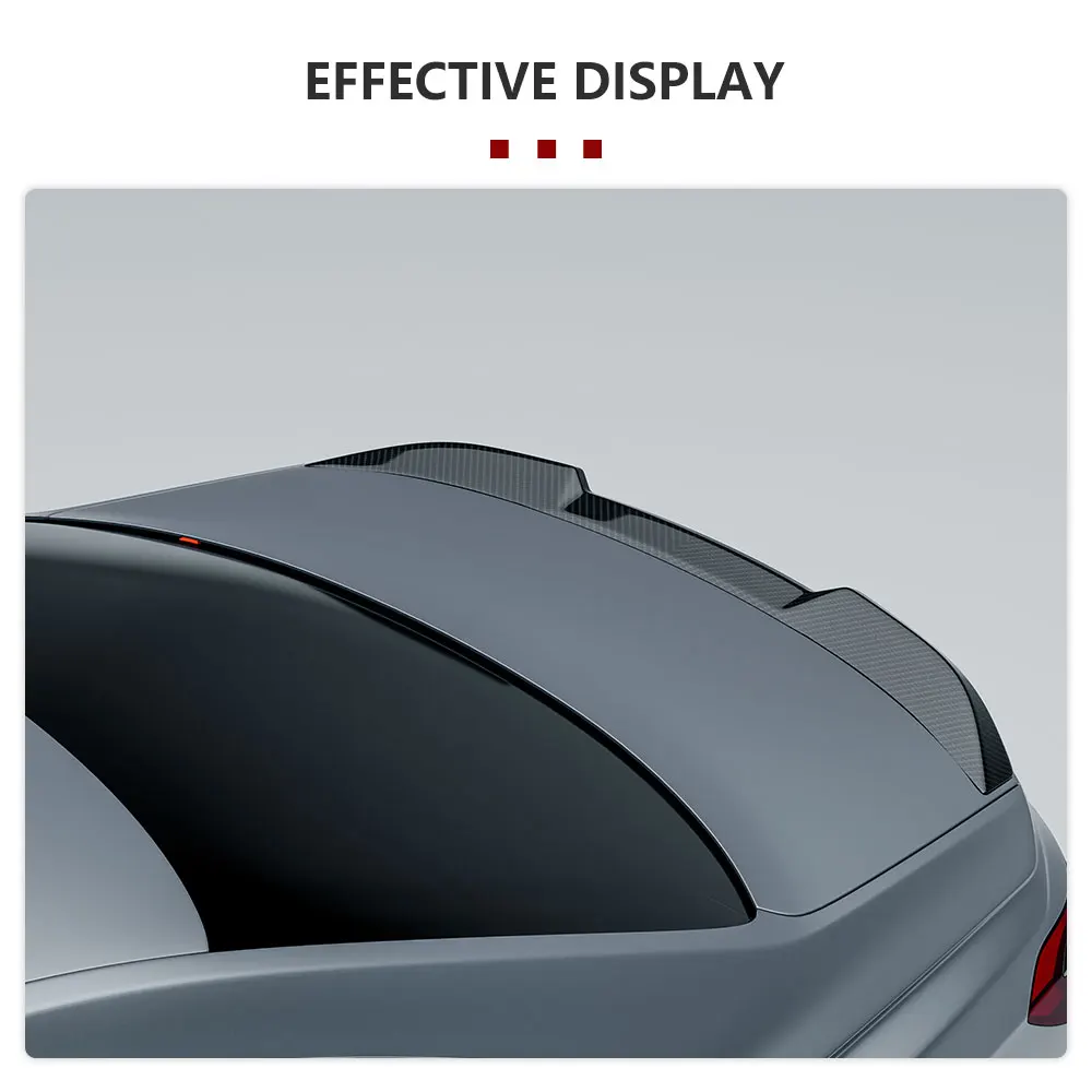 Carbon Fiber Rear Trunk Spoiler Wing for Audi A8 S8 D5 Facelift 2021-2026 Hatchback Rear Middle Spoiler