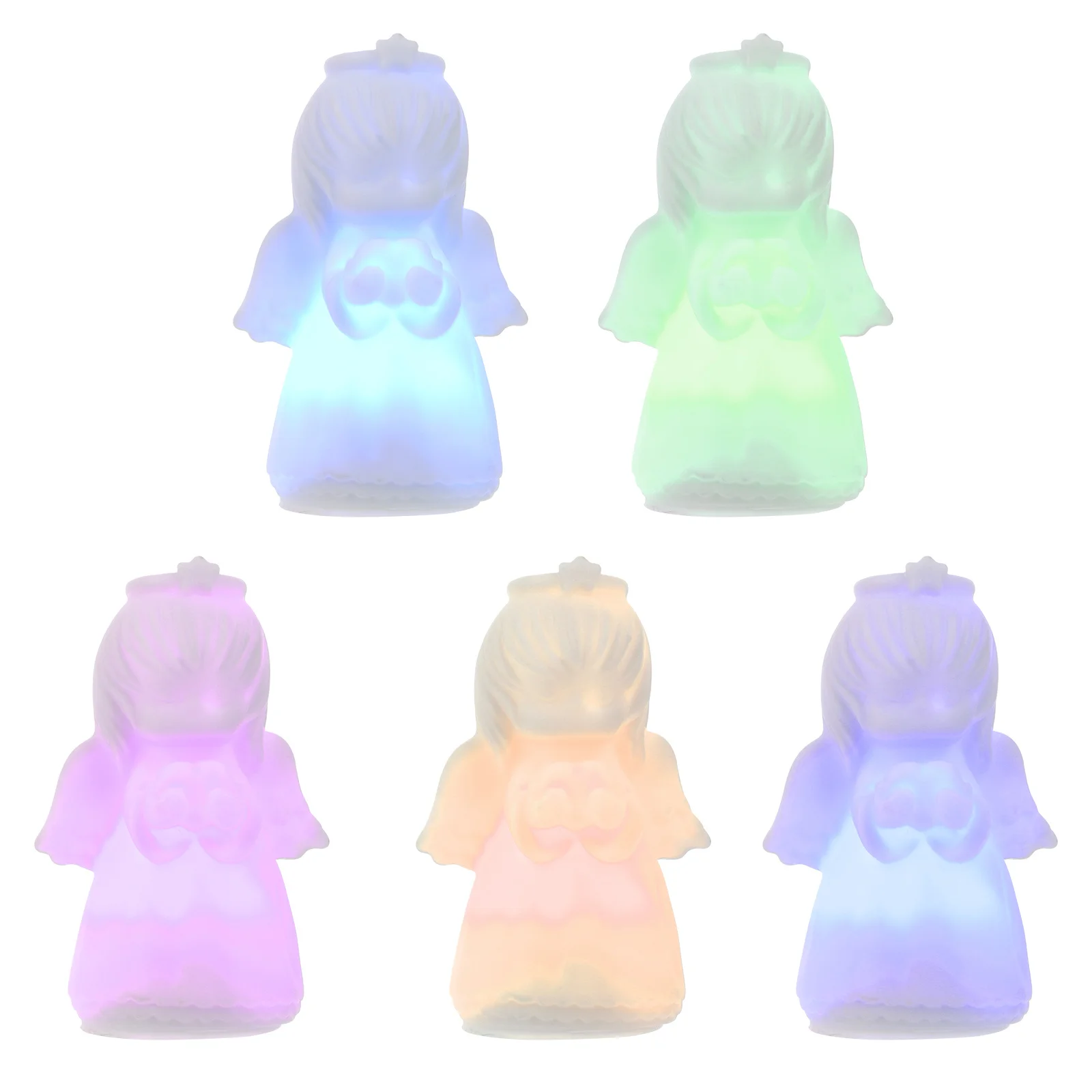 5 قطع من أضواء الكرتون لتزيين المنزل وغرفة الفتيات الصغيرات وتفاصيل رائعة هدية جذابة ممتعة وخفيفة صغيرة