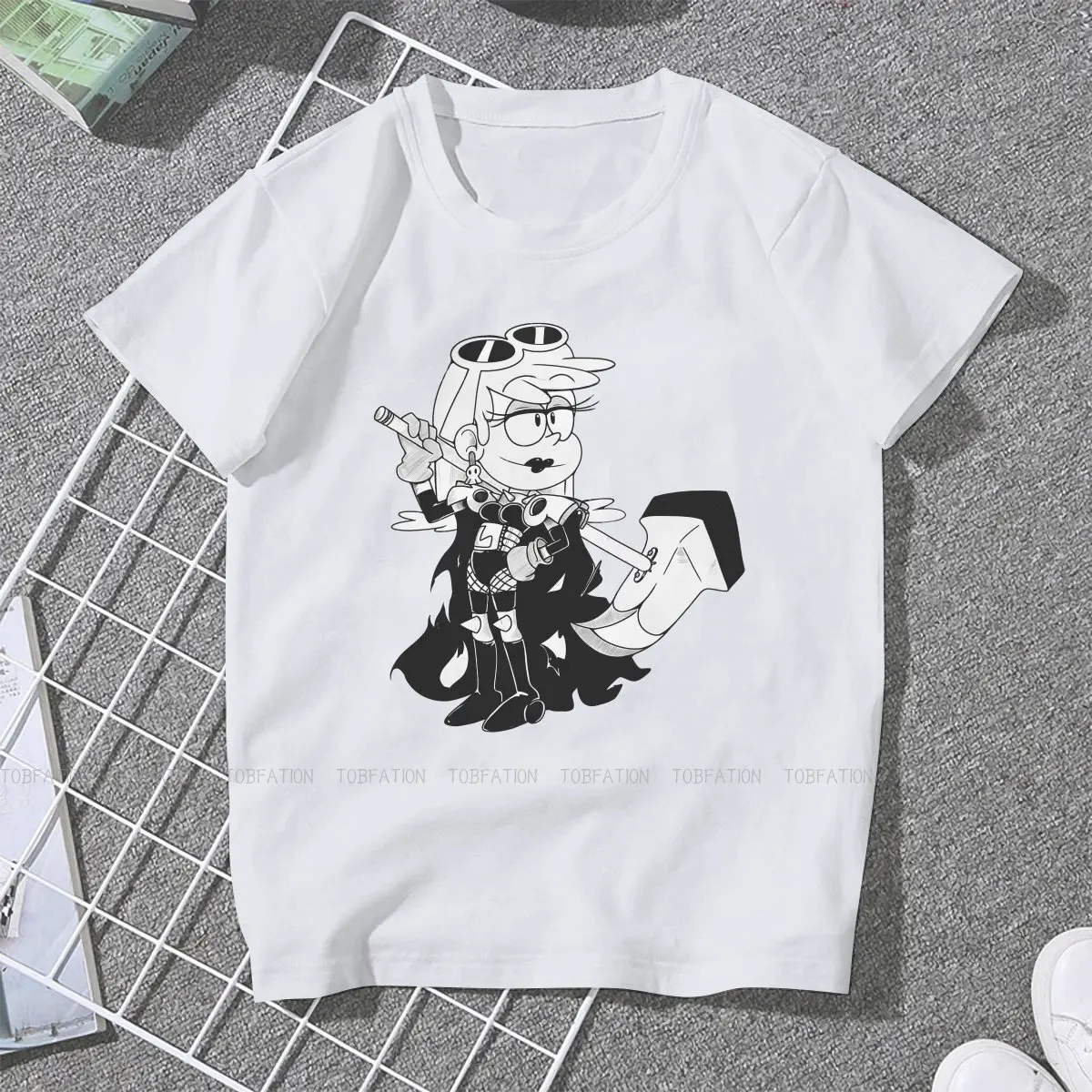 Leni TShirt For Women The Loud Houses Tops Cute Female T Shirt 4XL Homme Printed Oversized