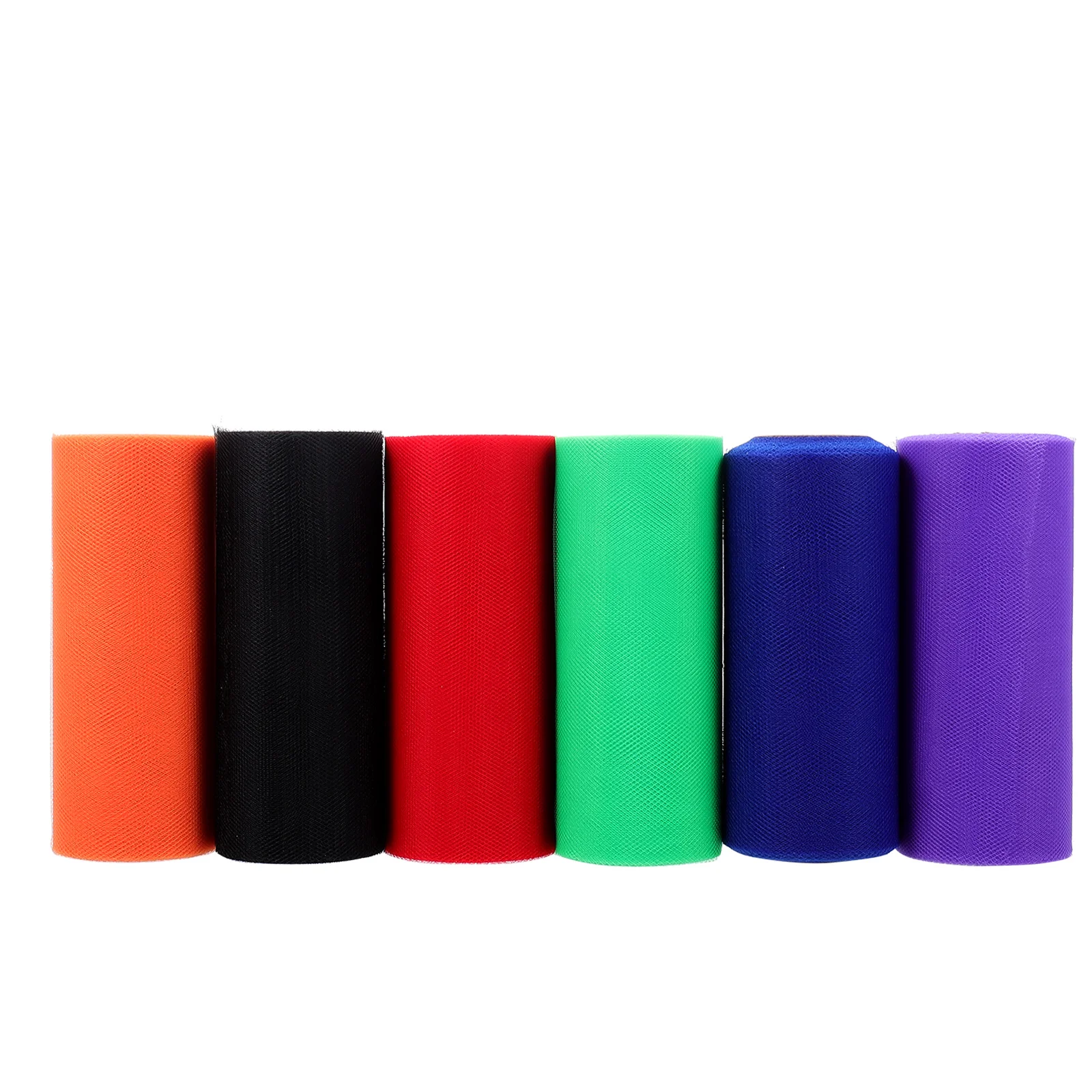 

6 Rolls Decorative Ribbon Wedding Party DIY Craft Netting Rolls Decorative Tulle Tulle Novelty Gauze Roll Netting