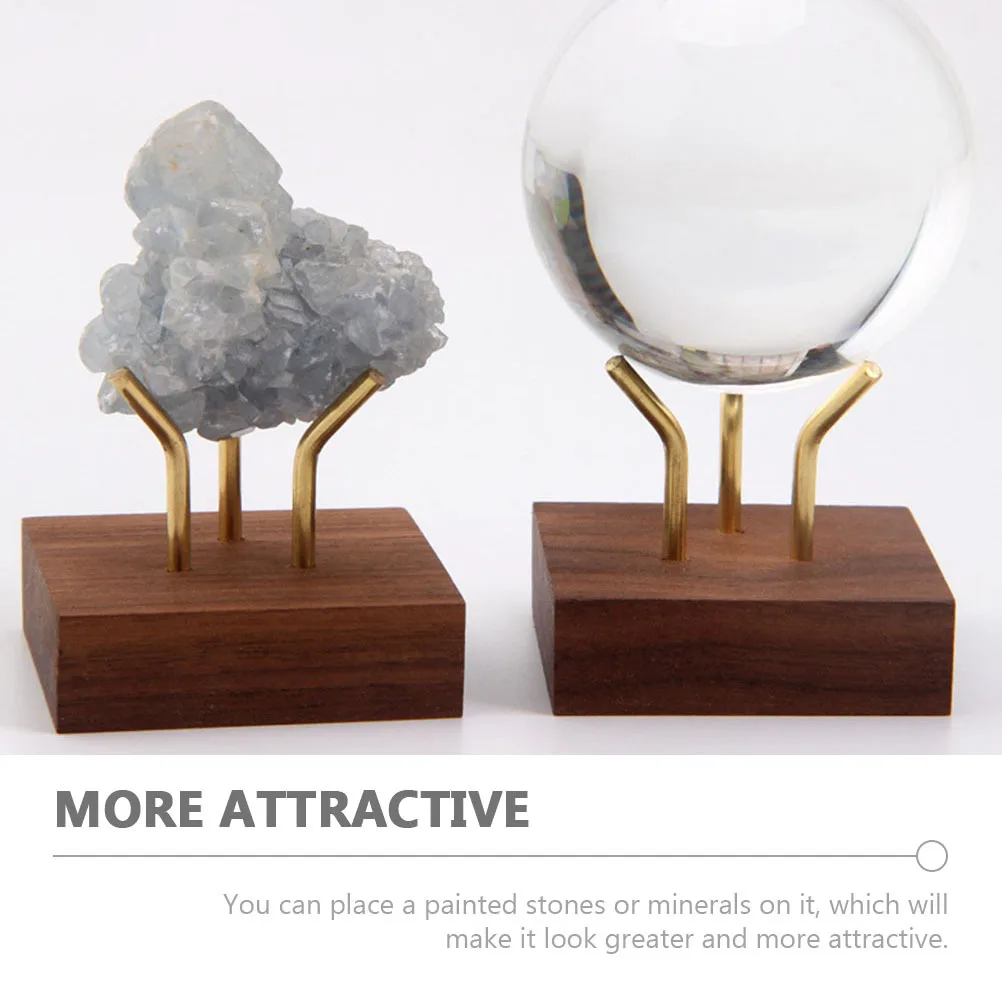 

Crystal Display Pedestal Sturdy Mineral Gemstone Holder for Home Office Art Class Showcase Wedding Exhibition Decorative Stand