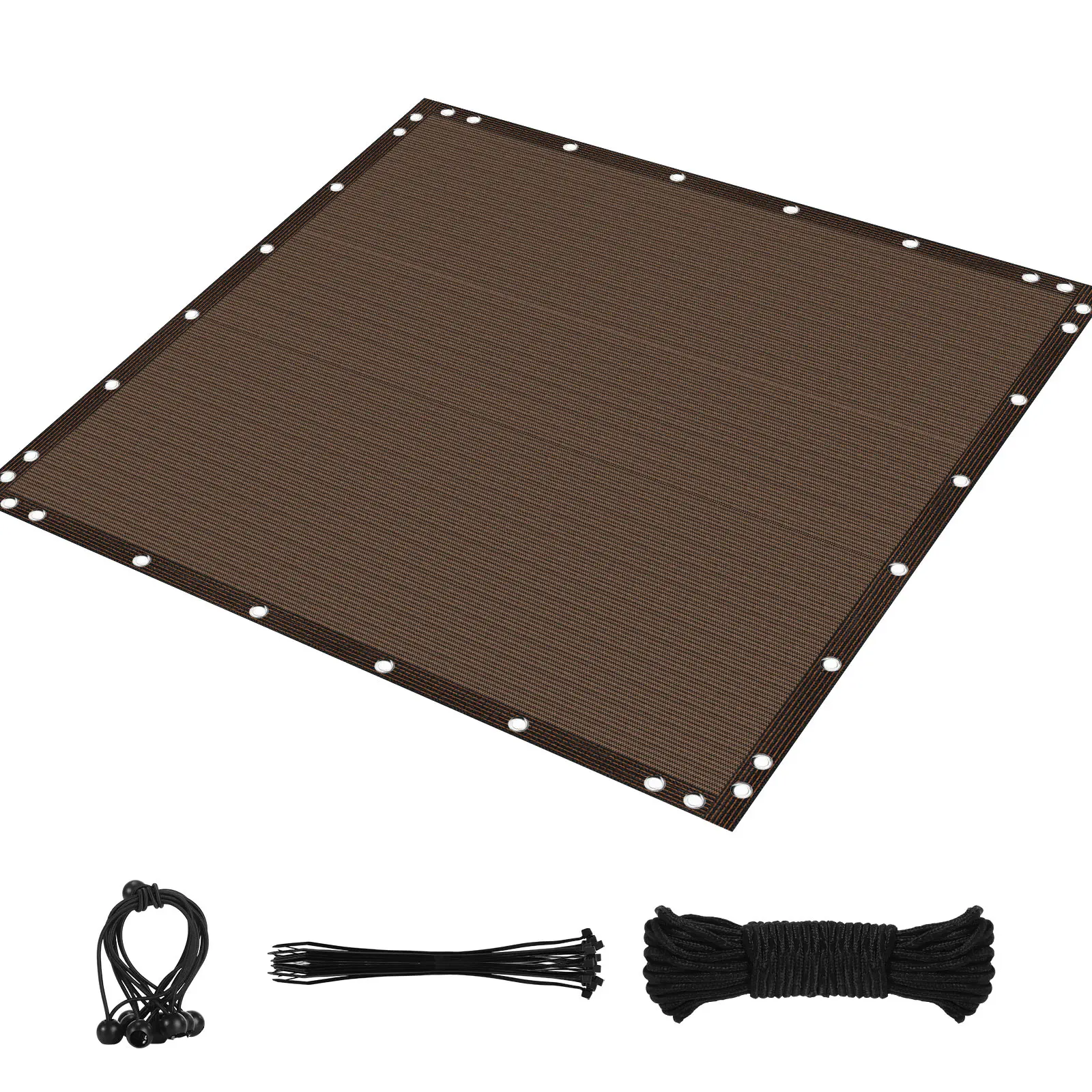 NONE Schatten Stoff 90% Sonnenschutz Stoff Sichtschutz Schatten Abdeckung mit Ösen Terrasse Baldachin Schatten Netz für Garten Outdoor Pergola 4