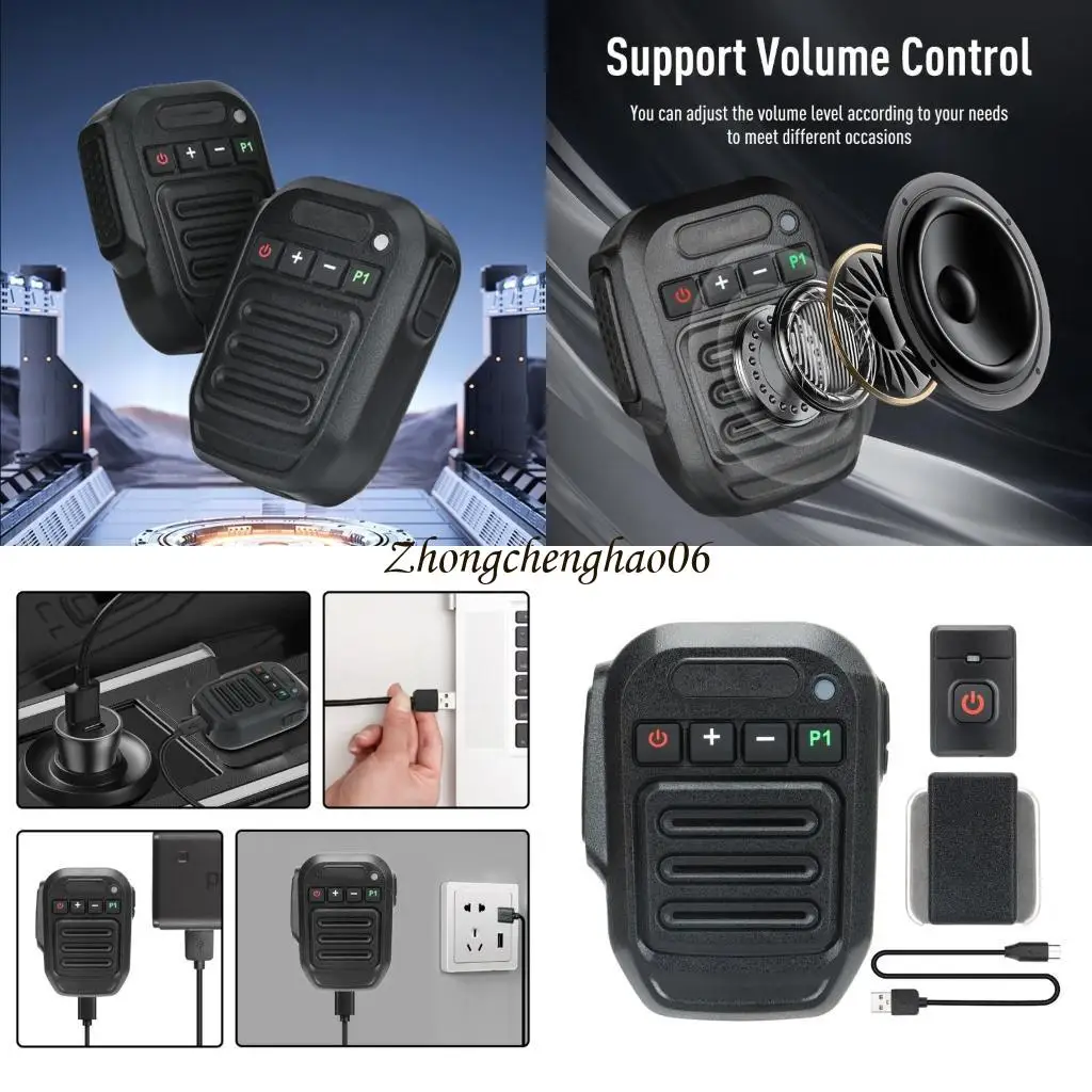 

Wireless Speaker Microphone Suitable For Two Way Radios With Long Battery Lifes And Clear Sound Emergency Response Team 601F