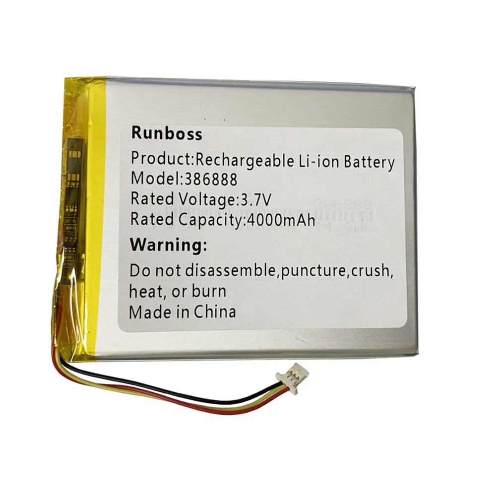 3.7V 4000mAh Battery For Onyx Book Ceasar 2 DARWIN 3/4/5/6 Onyx Buks James Cook 2 Boox Cleopatra 3 E-BOOK Vasco De Gama Caesar2