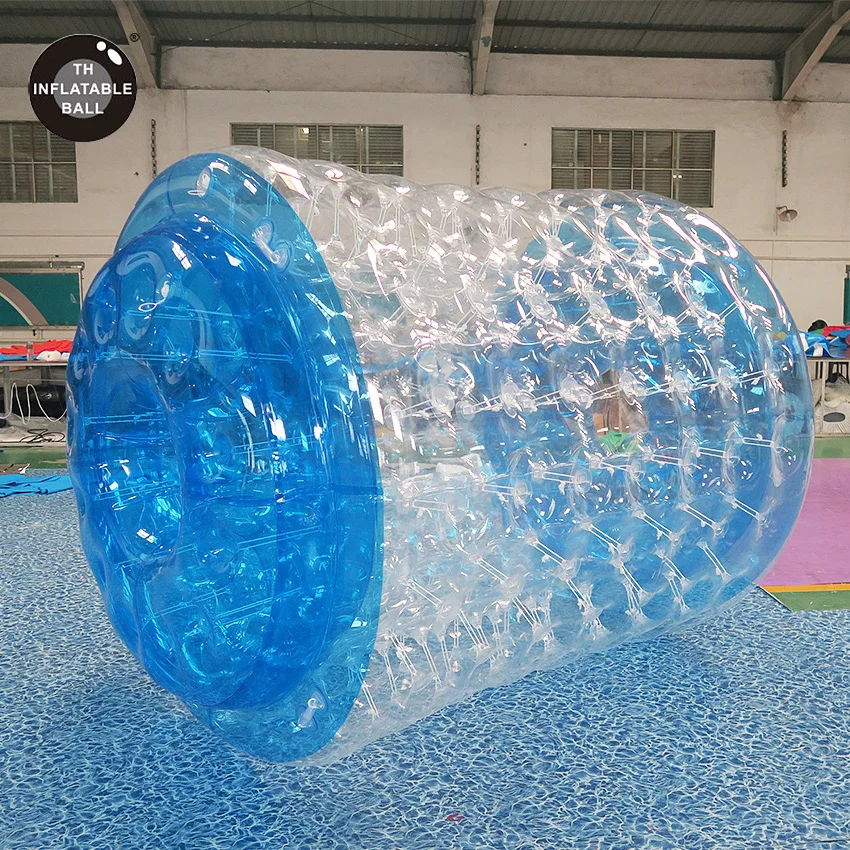 Kostenloser Tür versand 2x1,8x1,5 m aufblasbare Wasser rolle, langlebiger Wasserlauf ball für Schwimmbad