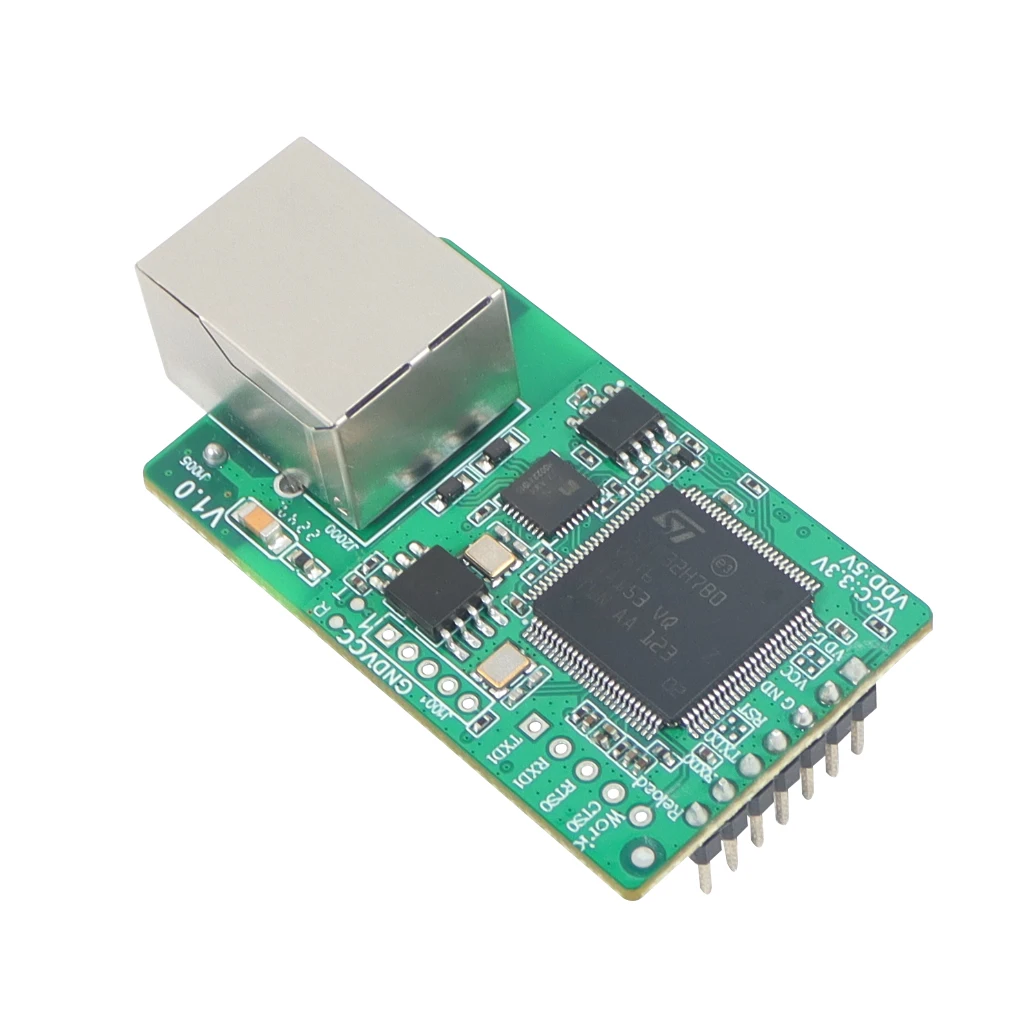 Peningkatan Seri USR-TCP232-E2 Pin Seri UART TTL Ke Modul LAN Modul Konverter Jaringan Ethernet Port Seri Ganda Q00226