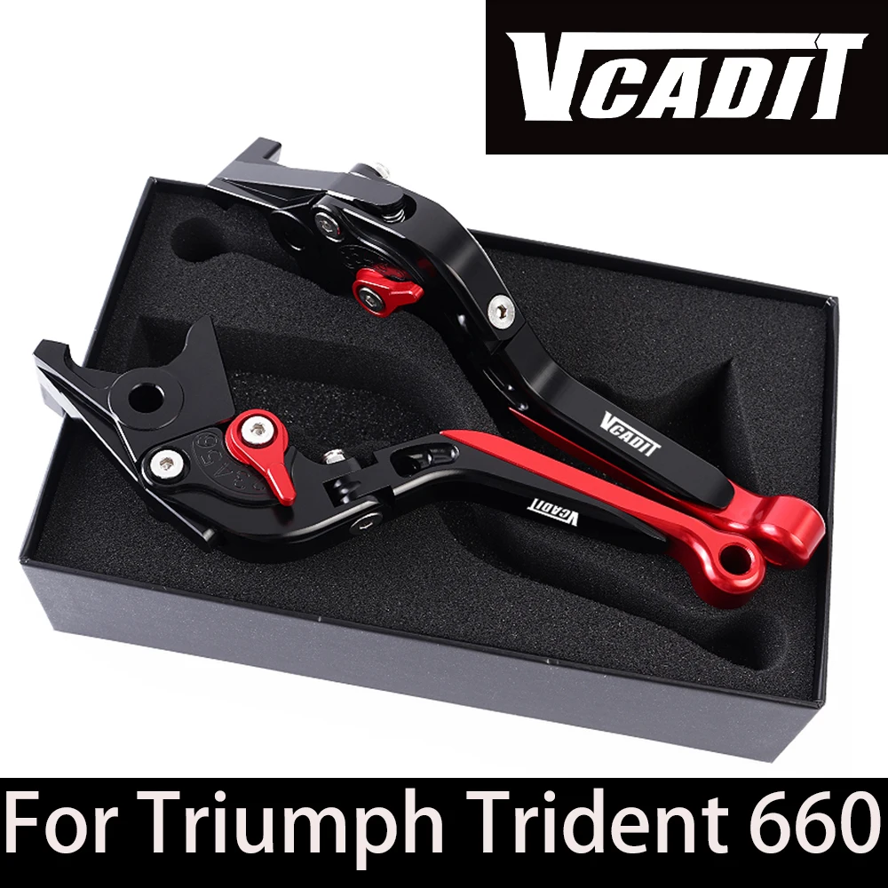 Levier d'embrayage de frein Trident660 pour Triumph Trident 660 2022-2024, leviers de frein pliables, extensibles et réglables en aluminium