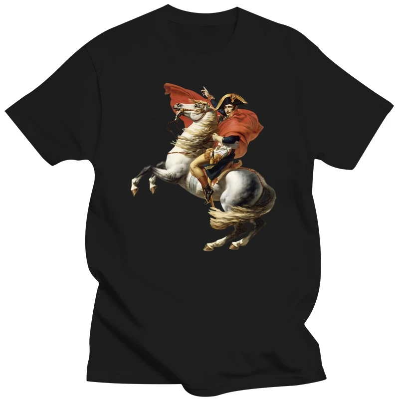 Napoleon Crossing the Alps T shirt napoleon napoleon bonaparte napoleon crossing the alps jacques louis david french