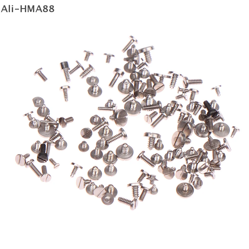 HMA88-100Pcs Tiny Precision Mixed Multi-size Watch Screws Movement Repair Tools Part For Watchmaker